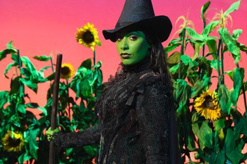 Elphaba in the touring production of Wicked